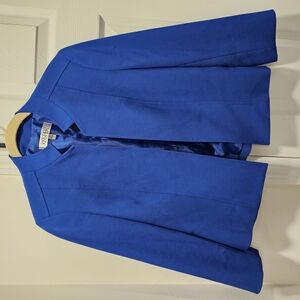 Vera Wang Royal Blue Blazer Tailored Fit